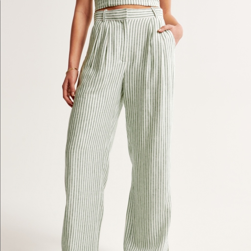 Linen Abercrombie Sloan Trouser *NWT*